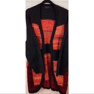 BCBG MaxAzria Oversized Open Front Sweater